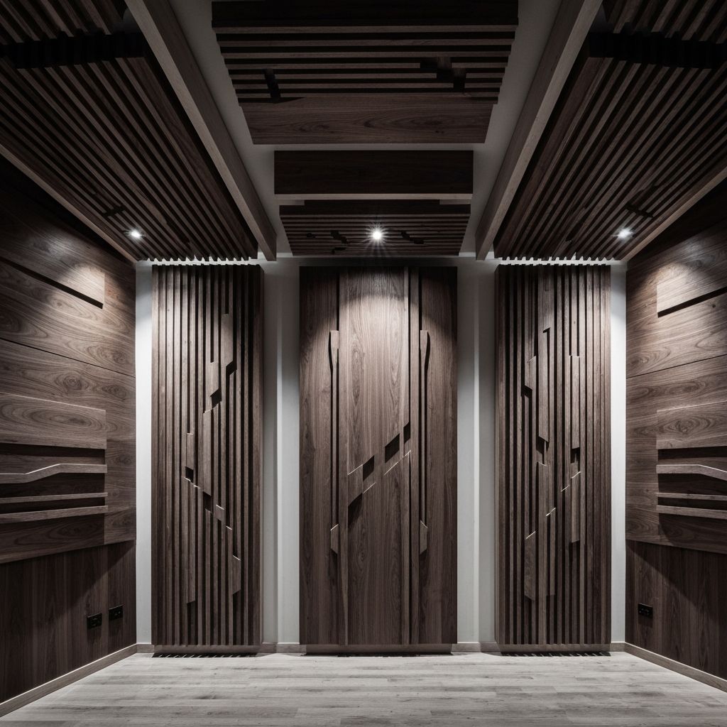 Walnut Acoustic Panel thumbnail 3